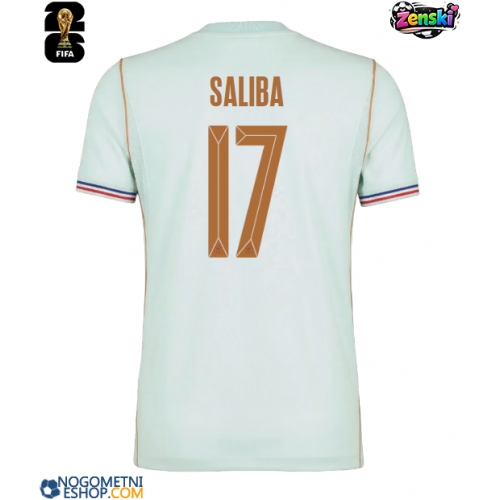 Ženski Nogometni dresi Francija William Saliba #17 Gostujoči SP 2026 Kratek Rokav